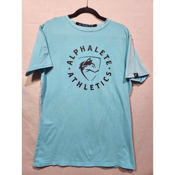 Alphalete Athletics T-Shirt Men's Basic Graphic Logo Performance Tee Large - Picture 1 of 4